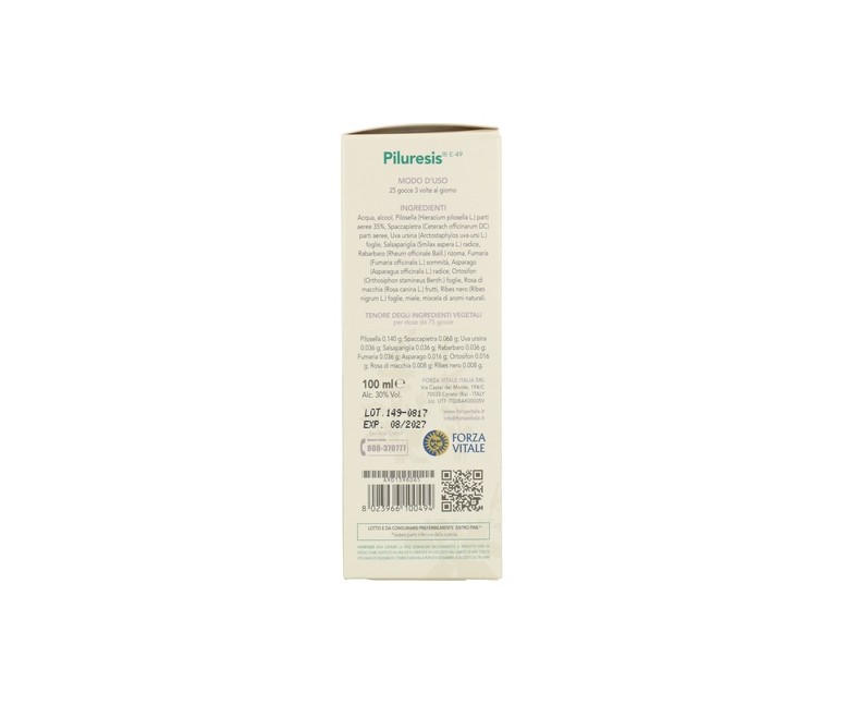Piluresis 100 ml Forza Vitale