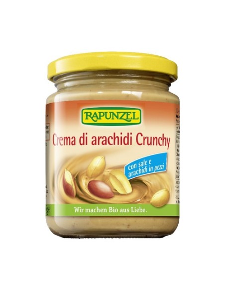 Crema de Cacahuete Crunchy con Sal 250 g Rapunzel