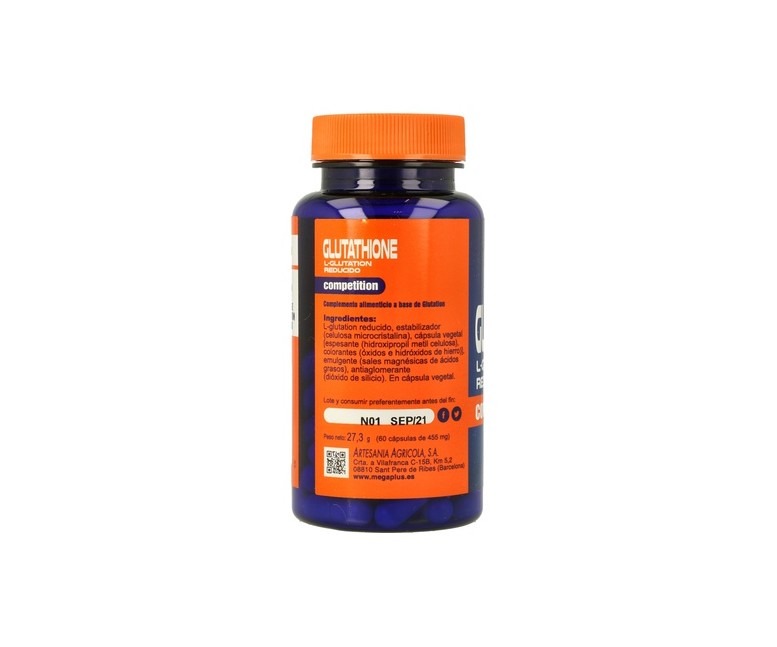Glutathione 60 cápsulas Mega Plus