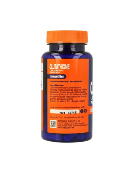 Glutathione 60 cápsulas Mega Plus