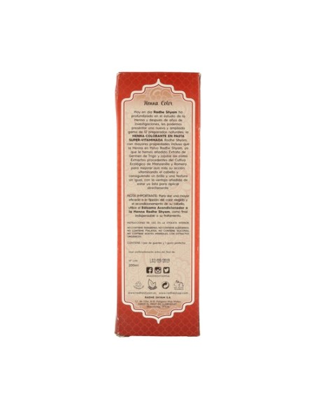 Henna Caoba Pasta 200 ml Radhe Shyam