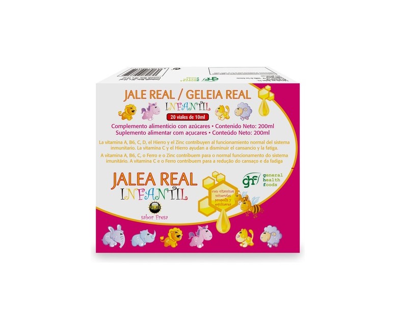 Jalea real infantil fresa 20 ampollas de 10ml (Fresa) GHF