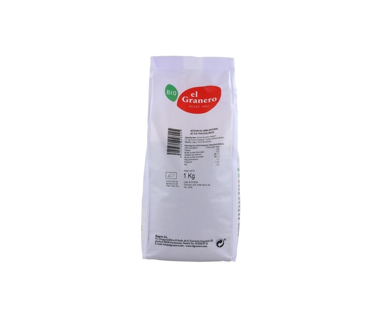 Azúcar de Caña Integral Bio 1 kg El Granero Integral