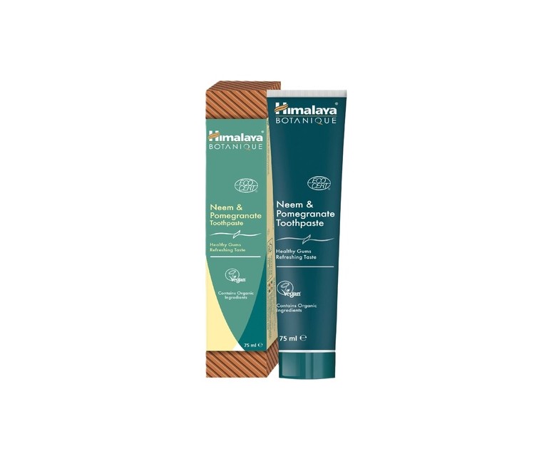 Dentífrico Botanique Neem & Granada Ecocert 75 ml Himalaya Herbals