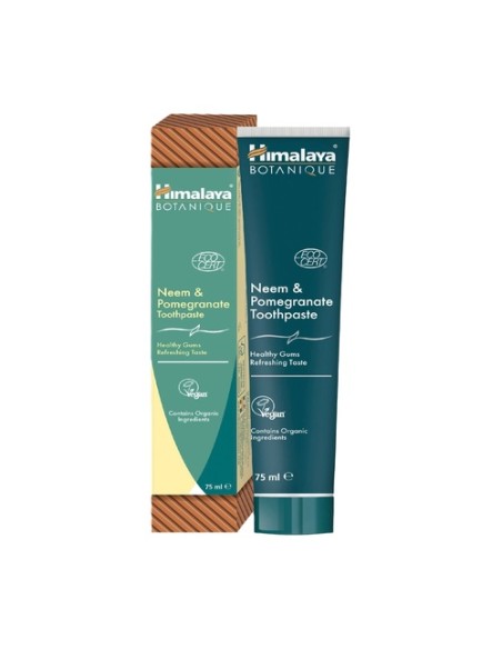 Dentífrico Botanique Neem & Granada Ecocert 75 ml Himalaya Herbals