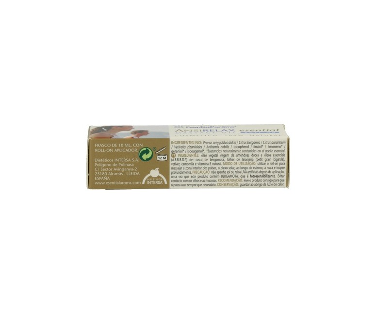 Aceite masaje Ansi Relax roll-on 10 ml de aceite Esential Aroms