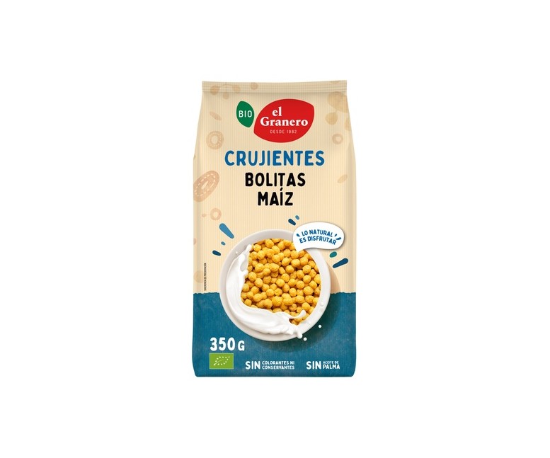 Bolitas de maíz con miel bio 350 g (Miel) El Granero Integral