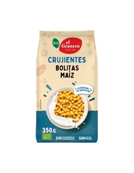 Bolitas de maíz con miel bio 350 g (Miel) El Granero Integral