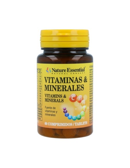 Vitaminas y Minerales 60 comprimidos de 535mg Nature Essential