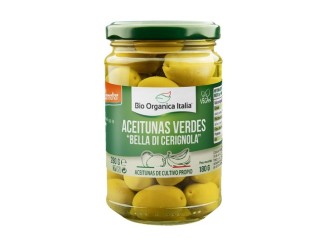 Aceituna verde gigante bio organica italia