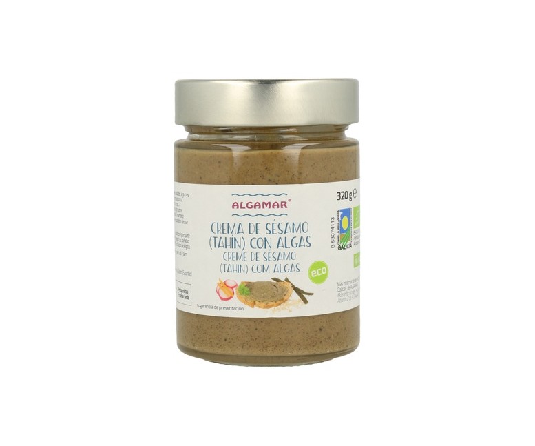 Crema Sésamo Con Algas Bio 320 g Algamar