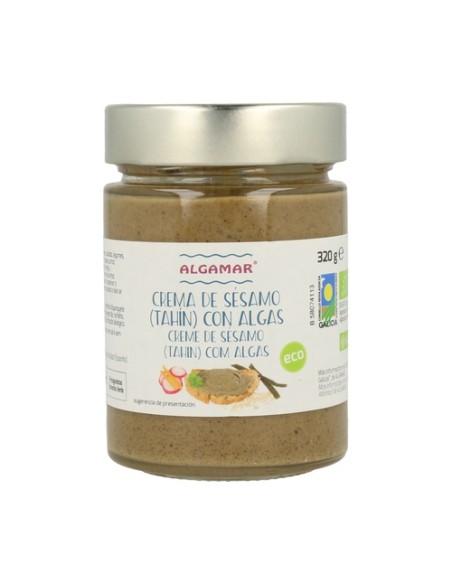 Crema Sésamo Con Algas Bio 320 g Algamar