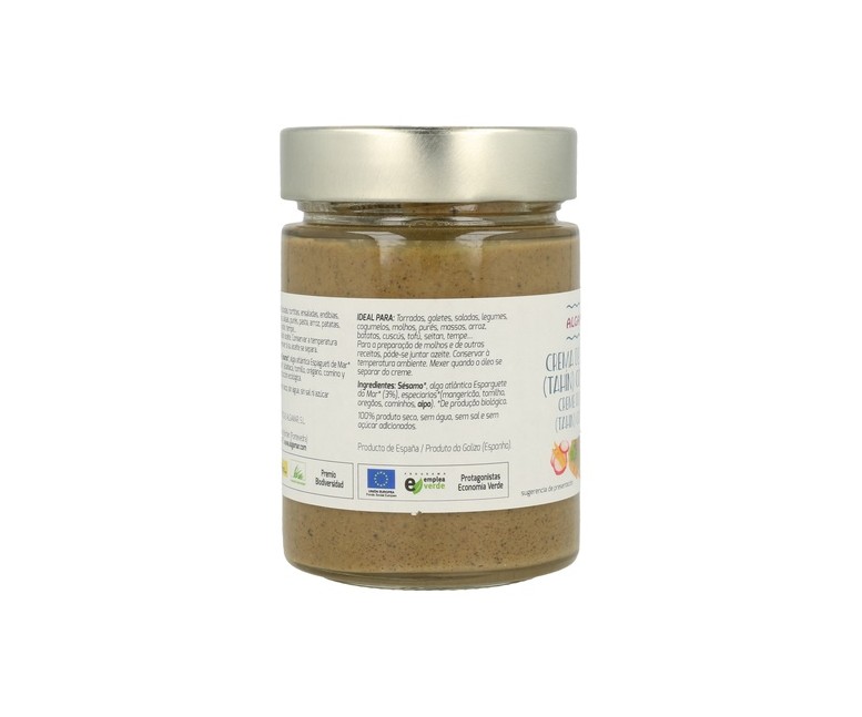Crema Sésamo Con Algas Bio 320 g Algamar