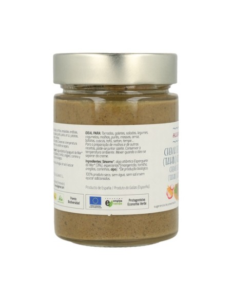 Crema Sésamo Con Algas Bio 320 g Algamar