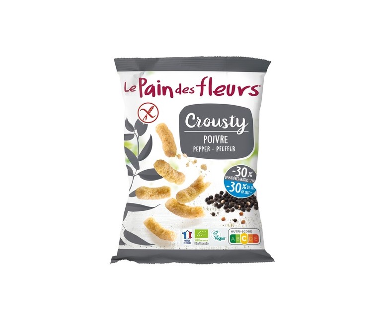 Ganchitos de trigo sarraceno y pimienta Bio 75 g Le pain des fleurs