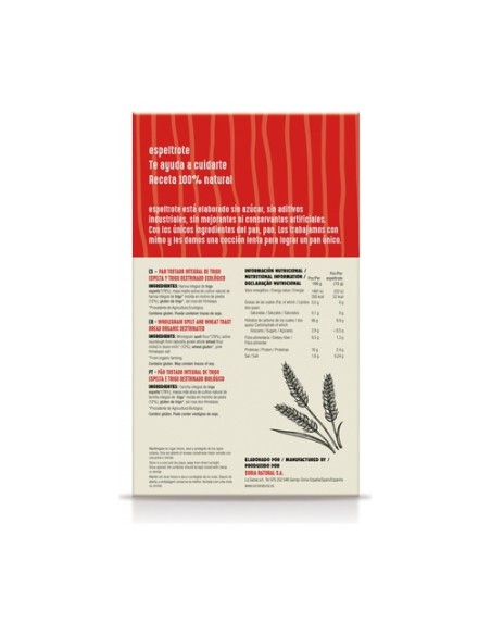 Espeltrote pan bio 300 g Soria Natural