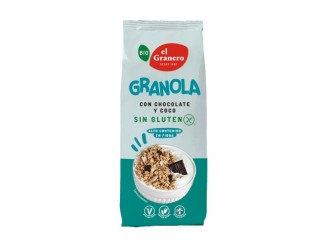 Granola con Chocolate y Coco Sin Gluten Bio