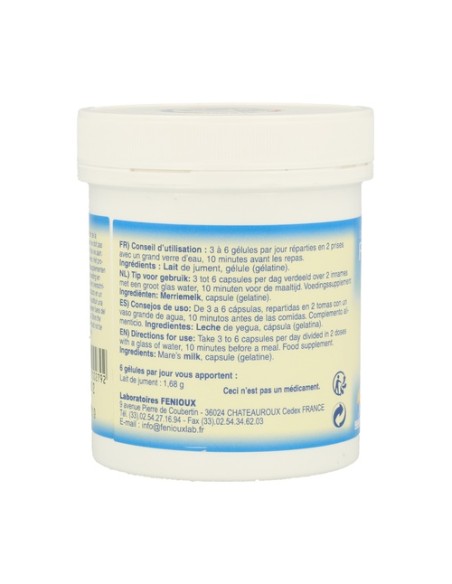 Leche de Yegua 200 cápsulas Fenioux