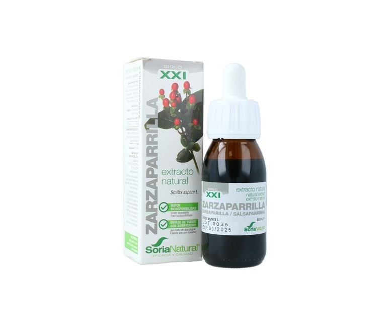 Extracto de Zarzaparrilla (Fórmula XXI) 50 ml Soria Natural