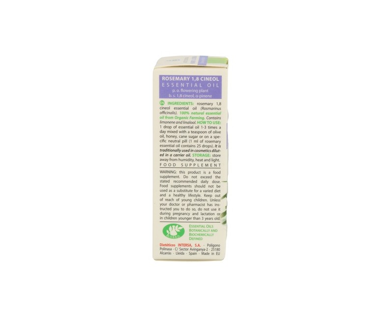 Aceite esencial Romero 1,8-Cineol Bio 10 ml Esential Aroms