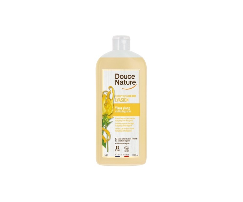 Champú Evasión Bio 1 L (Ylang-Ylang) Douce Nature