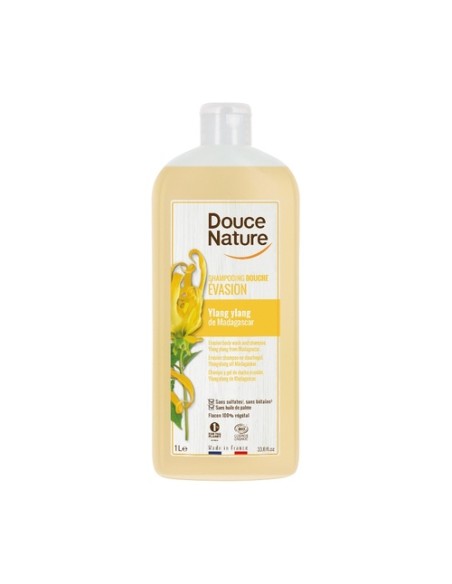 Champú Evasión Bio 1 L (Ylang-Ylang) Douce Nature