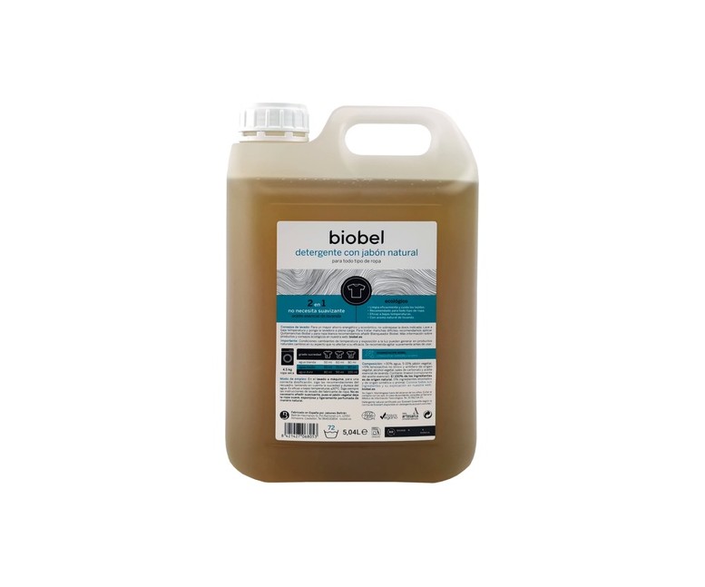 Detergente enriquecido con jabón 5 L Biobel