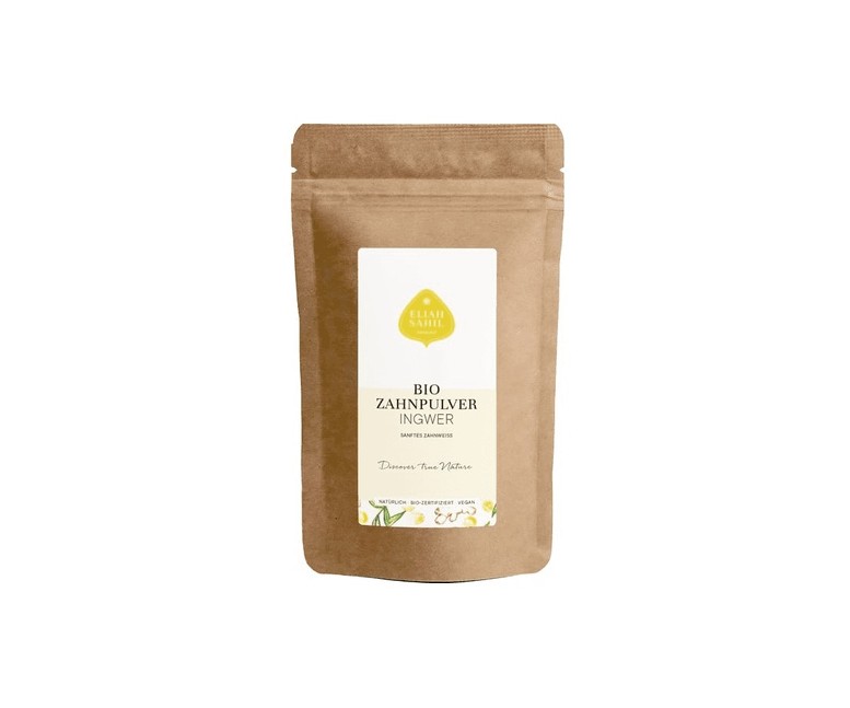 Recarga Polvo Dental Jengibre Limpiador Y Blanqueador 250 g Eliah Sahil