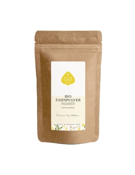 Recarga Polvo Dental Jengibre Limpiador Y Blanqueador 250 g Eliah Sahil