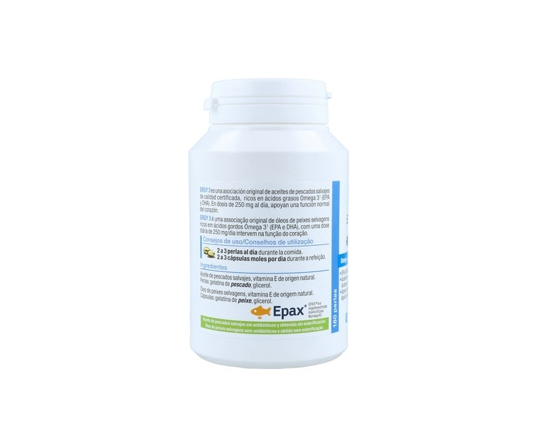 Ergy 3 omega 3, DHA y EPA 180 perlas Nutergia