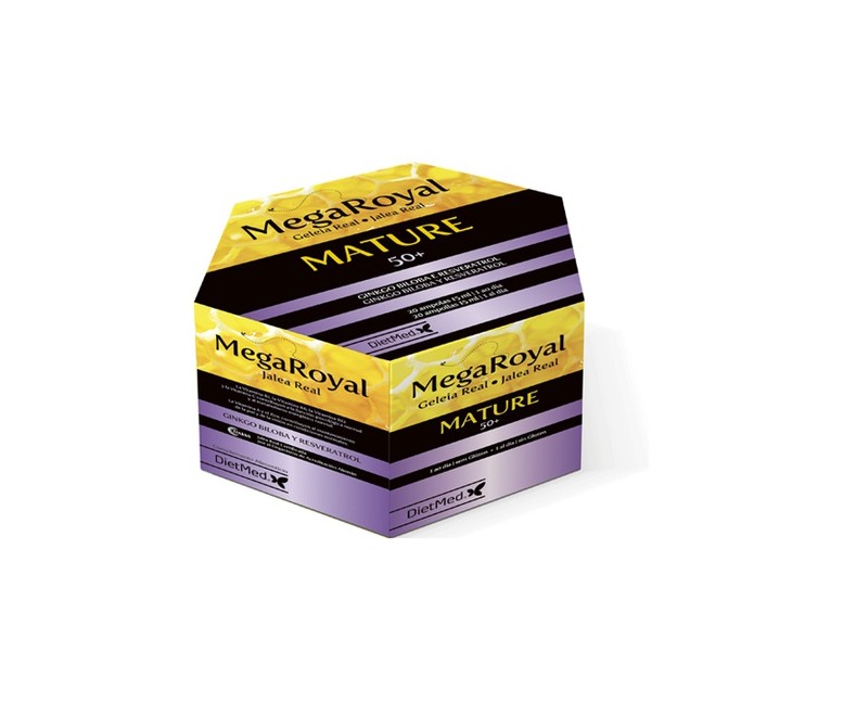 Jalea Mega Royal Mature 20 ampollas de 15ml Dietmed