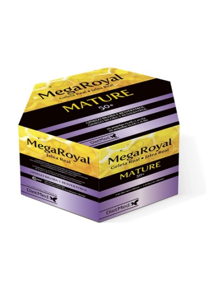 Jalea Mega Royal Mature 20 ampollas de 15ml Dietmed