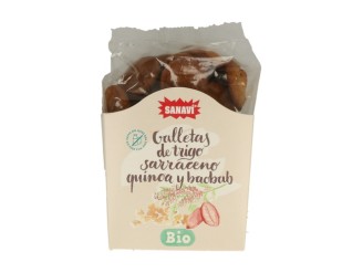 Galletas de Trigo Sarraceno con Quinoa y Baobab