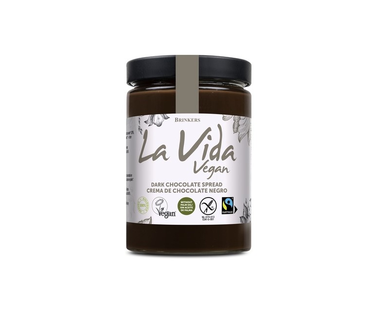 Crema de Chocolate Negro Bio Vegano 600 g La Vida Vegan