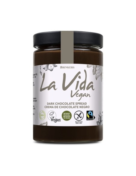 Crema de Chocolate Negro Bio Vegano 600 g La Vida Vegan