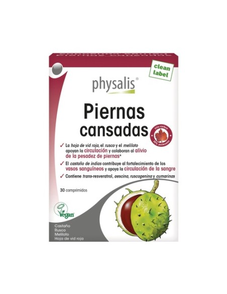 Piernas Cansadas 30 comprimidos Physalis