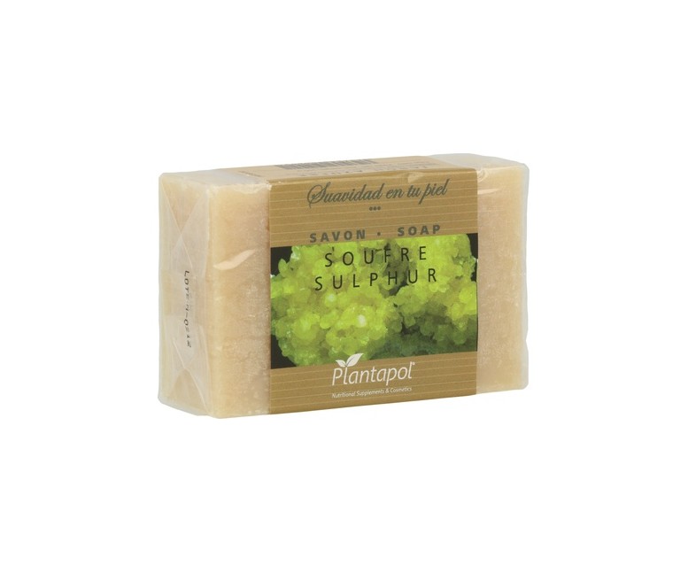 Jabón natural de azufre 100 g Plantapol