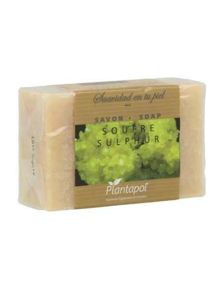 Jabón natural de azufre 100 g Plantapol
