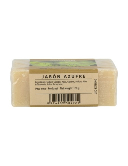 Jabón natural de azufre 100 g Plantapol