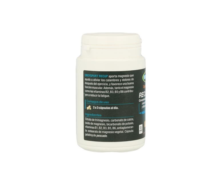 Ergysport recup recuperador físico 60 cápsulas Nutergia