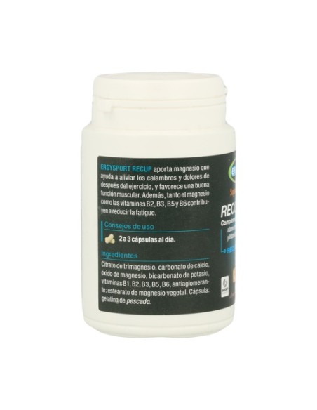 Ergysport recup recuperador físico 60 cápsulas Nutergia