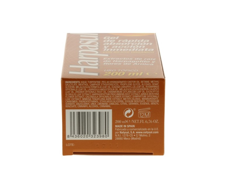 Harpasul Gel 200 ml de gel Natysal