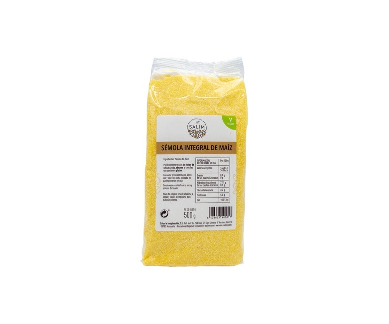 Sémola Maíz Integral 500 g Int-Salim