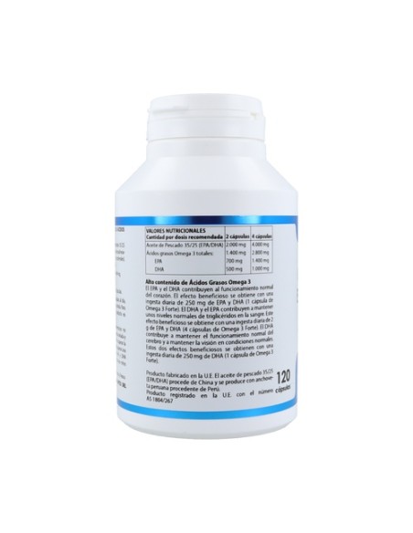 Omega Forte Epa 350- Dha 250 120 cápsulas Equisalud