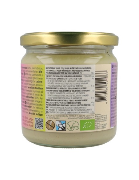 Crema Anacardos Blanca Bio 330 g Monki