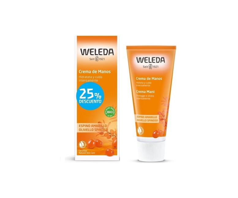 Crema de manos espino 50 ml de crema (Cítrico) Weleda