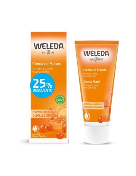Crema de manos espino 50 ml de crema (Cítrico) Weleda