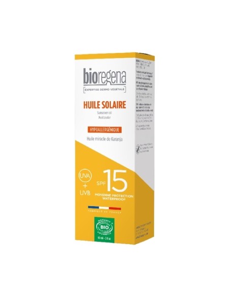 Protección Solar Aceite SPF15 90 ml de aceite Bioregena