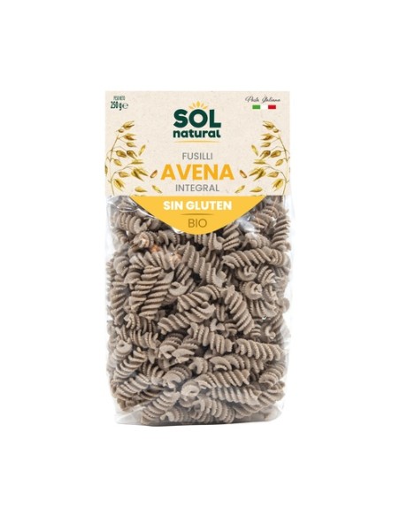 Fusilli de avena sin gluten Bio 250 g (Avena) Sol Natural