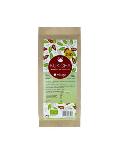 Té 3 Años Kukicha Ramitas de Té Verde Eco 100 g Mimasa